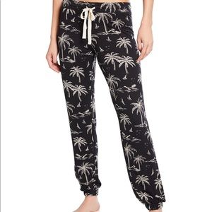 NWT PJ Salvage Palm Tree Print Jogger